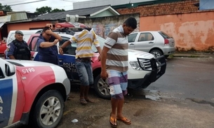 Grupo de assaltantes com mulher grávida são presos após roubo a mercadinho em Manaus