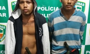 Novinhos com drogas são ‘dedurados’ por GPS de moto roubada e acabam presos em Manaus