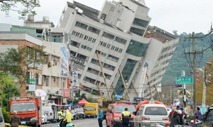 Terremoto derruba prédios e deixa dezenas de desaparecidos em Taiwan