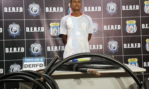 Homem é preso novamente por furtar cabos e deixar 400 famílias sem internet em Manaus