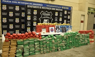 Mais de 16 toneladas de drogas foram apreendidas no Amazonas em 2017