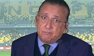  Galvão Bueno vira piada na internet depois de 'dormir' em gol do PSG