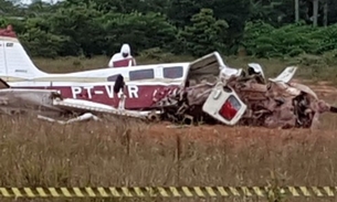 Vídeo mostra momento da queda de avião em Manaus