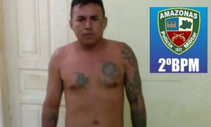 ‘Nêgo Bala’ é preso com eletrodomésticos furtados escondidos em matagal no Amazonas