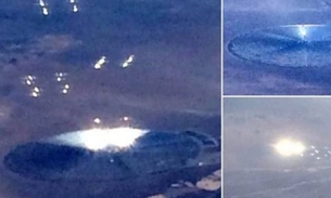 Avião flagra luzes misteriosas perto de área militar