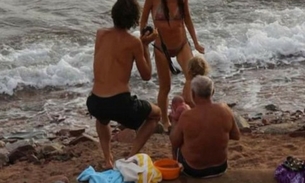 Mulher entra em trabalho de parto e dá à luz no Mar Vermelho