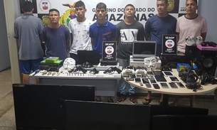 Grupo especializado em assaltos a casas é preso em Manaus