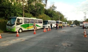 Operação de combate ao transporte clandestino apreende seis veículos em Manaus