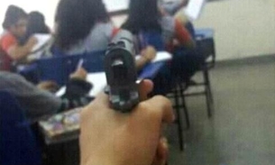 Polícia identifica aluno que postou foto com arma e adolescente abre o jogo