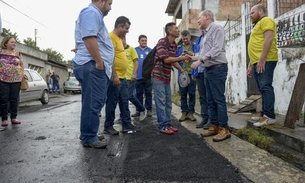 Mais de cem ruas do Mutirão recebem obras de tapa-buraco