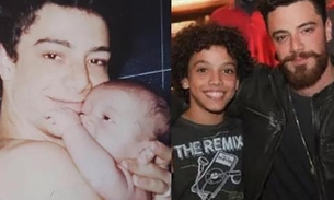 Felipe Titto mostra foto rara com filho de 14 anos, Theo