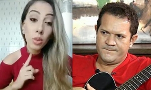 Cantora solta o verbo contra Ximbinha: 'chegar com desculpa para tentar me apalpar'