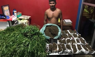 Homem é preso acusado de cultivar 800 pés de maconha no Amazonas