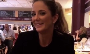 Atriz se irrita com Ticiane Pinheiro durante aula de inglês