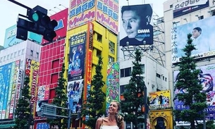 De férias, Grazi Massafera viaja para o Japão com família do namorado; veja fotos