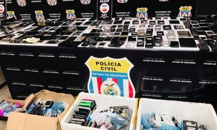 Polícia devolve 200 celulares recuperados durante operação em Manaus