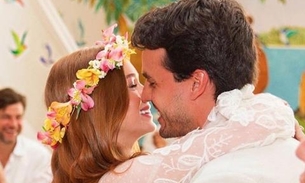 Marina Ruy Barbosa se declara para Xande Negrão com foto de casamento