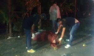 Após ser torturado e enforcado, corpo de homem é abandonado em rua de Manaus