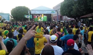 Jogos do Brasil serão transmitidos ao vivo em telões distribuídos por Manaus