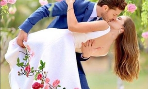 Camila Queiroz divulga vídeo romântico do casamento civil com Klebber Toledo