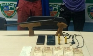 Dupla é presa após assaltar pedestres e ser perseguida pela polícia em Manaus
