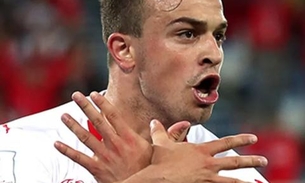 Fifa abre procedimento disciplinar contra Xhaka e Shaqiri por comemoração contra a Sérvia