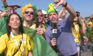 Alex Escobar aparece animado ao vivo e vira piada na web: ‘cosplay de Márcio Canuto’