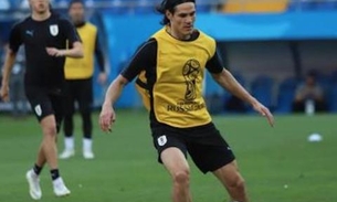 Cavani tem lesão confirmada e pode desfalcar Uruguai nas quartas contra França