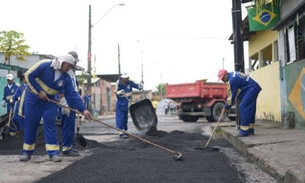 Mais de 50 ruas recebem obras de infraestrutura na zona norte de Manaus