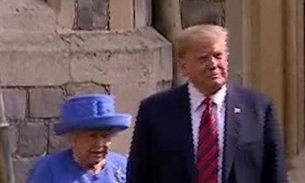 Trump comete gafes em encontro com Rainha Elizabeth e vídeo viraliza 