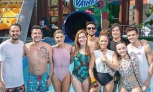 Dois dias antes da morte de turista, brinquedo do Beach Park foi inaugurado por famosos 