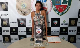 Na casa da sogra, jovem é presa com drogas escondidas nas partes íntimas em Manaus