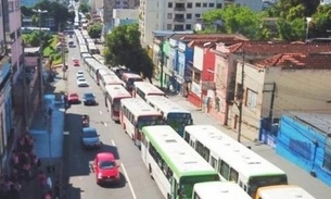 TRT determina circulação mínima de 70% da frota em greve de ônibus desta sexta em Manaus