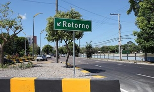 Nova alça de retorno é inaugurada para facilitar trânsito na Coronel Teixeira