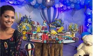 Thais Fersoza faz festão e mostra decoração de 1º aniversário de Teodoro