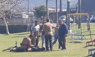 Mulher é morta a tiros na frente dos filhos em parque aquático