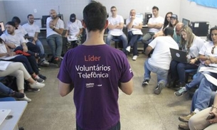 Escola municipal recebe projeto de voluntariado com estrangeiros de 8 países em Manaus