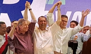 Omar Aziz e Arthur Bisneto são oficialmente lançados para o governo do Amazonas