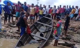 Bombeiros buscam por colombiano desaparecido após canoa afundar no Amazonas