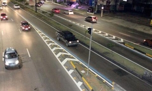 Para evitar acidentes, sinalização da Avenida Torquato Tapajós é reforçada