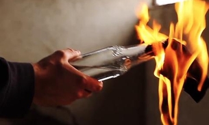 Morador de rua tem corpo queimado ao ser atacado com coquetel molotov