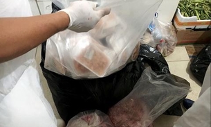 120kg de carne são apreendidos em supermercado de Manaus