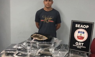 Homem é preso acusado de abastecer bocas de fumo em carro de luxo em Manaus