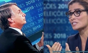 Renata Vasconcellos dá corte em Bolsonaro durante entrevista no Jornal Nacional