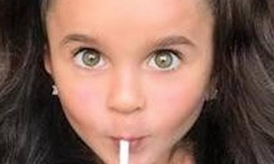 Menina de 5 anos bomba no instagram por cabelão 