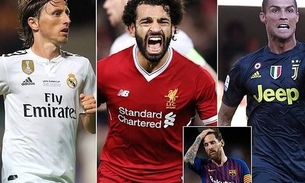 CR7, Modric e Salah concorrem ao prêmio de melhor do mundo da Fifa 
