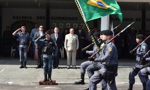 Sistema de segurança empossa novo comandante da Força Tática da Polícia Militar em Manaus