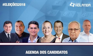 Confira a agenda dos candidatos ao governo para este sábado (29):