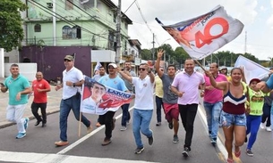 David Almeida abre última semana de campanha com carreata em Manaus 