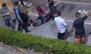 Segurança é baleado durante tentativa de assalto a shopping de Manaus